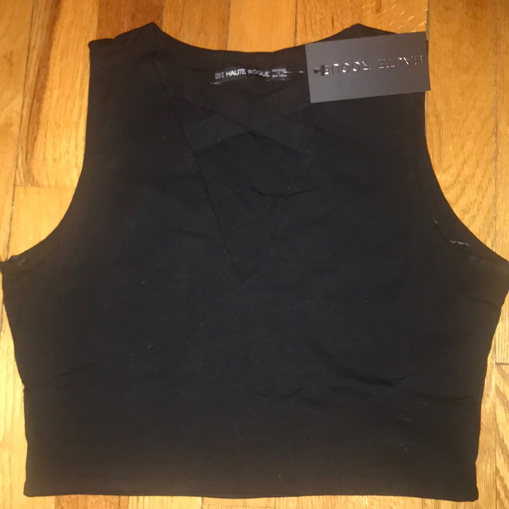 Black Crop Top